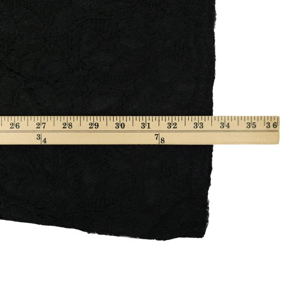 Gather & Gown Sheath Dress Women Size 0 Sleeveless Black Floral Lace Overlay NEW - Picture 7 of 13